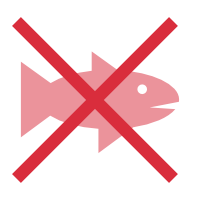 Fish with cross over it